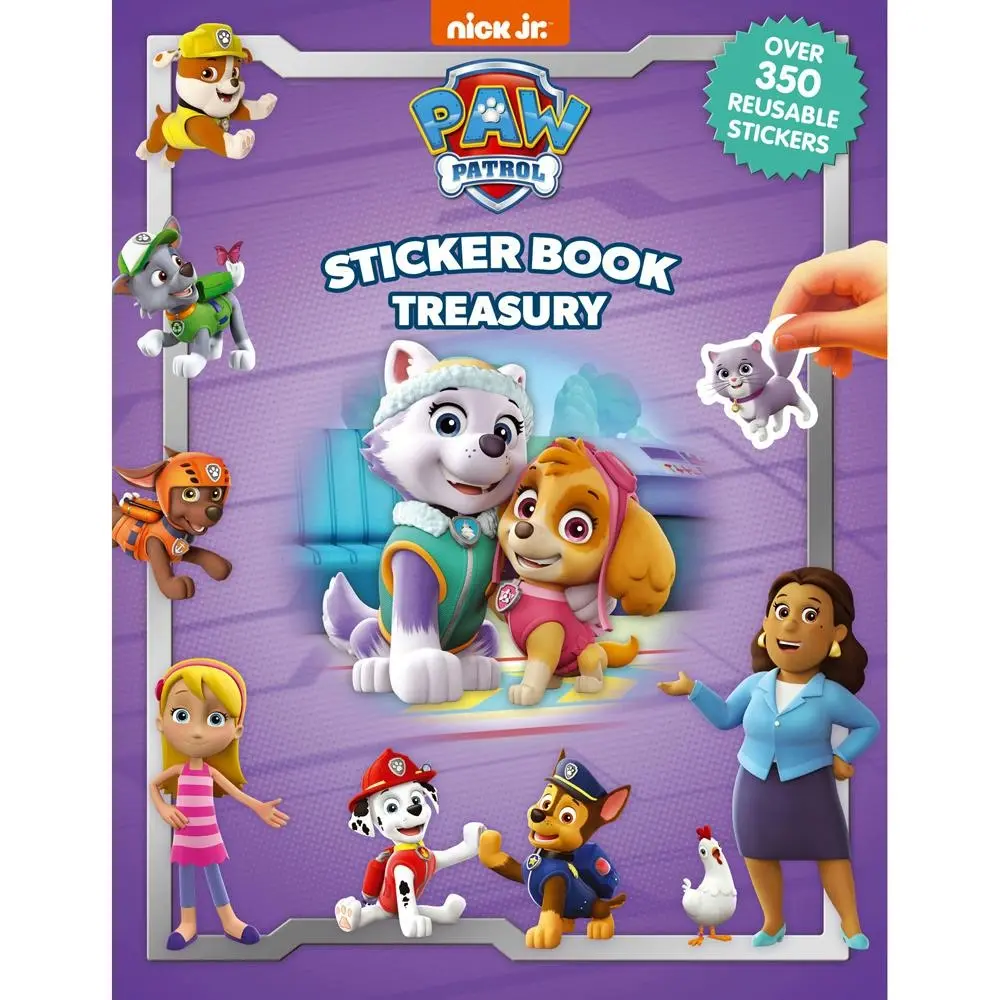 Nick PAW Patrol Girls Reusable Sticker Kids/Child Activity Book Treasury 3y+ - Entertainment