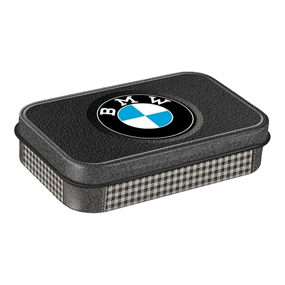 Nostalgic Art 10cm Mint Tin Box XL BMW Classic Pepita Fresh Breath Hard Candy - Groceries