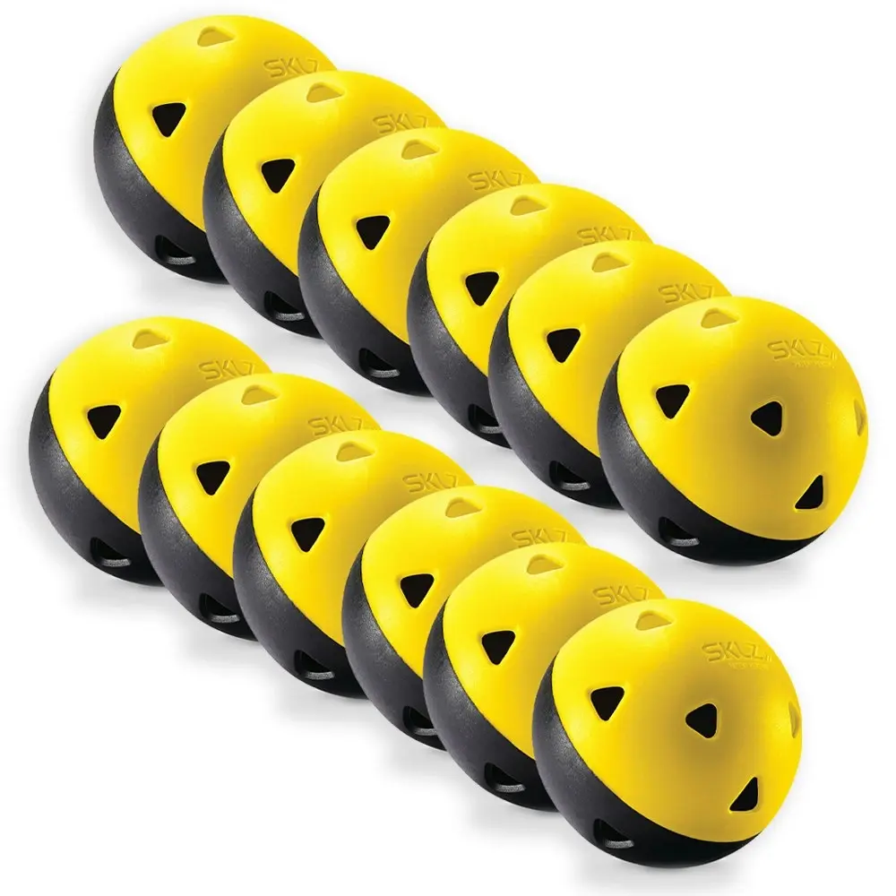 12pc SKLZ Mini Impact Pop-Back Softball/Baseball Training/Practice Hitting Balls