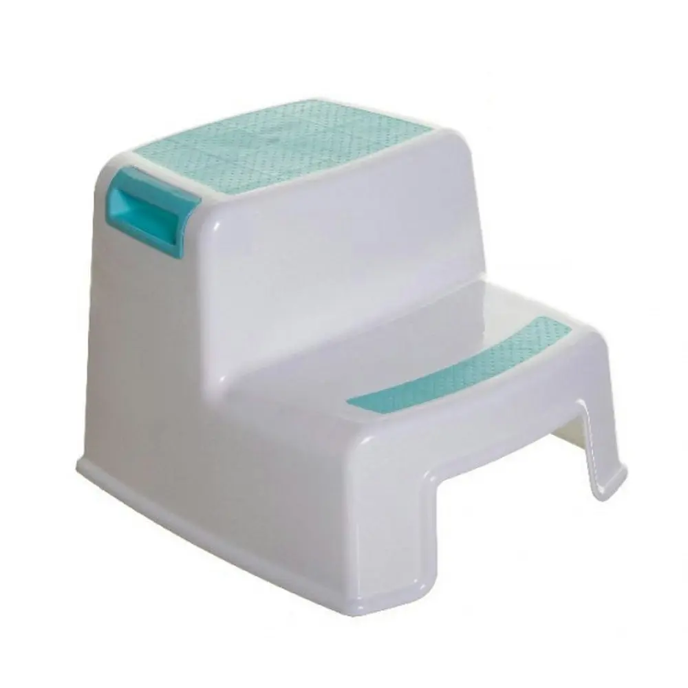 dreambaby 37cm 2 Height Step Stool Aqua Toilet Training Kids/Children/Toddler - Furniture