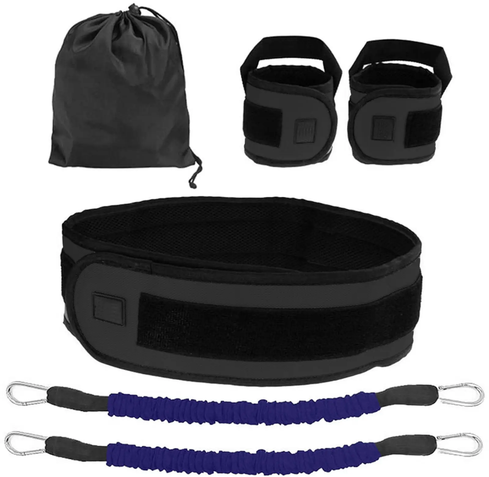 TODO Resistance Trainer Band Set Muscle Training Belt Ankle Wrist Bounce Straps Boxing Pilates Basic - Beauty