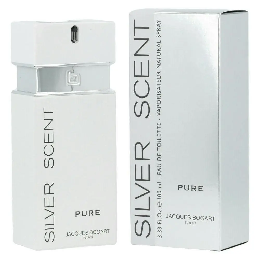 Jacques Bogart Silver Scent Pure 100ml Eau de Toilette Fragrances Spray for Him - Beauty