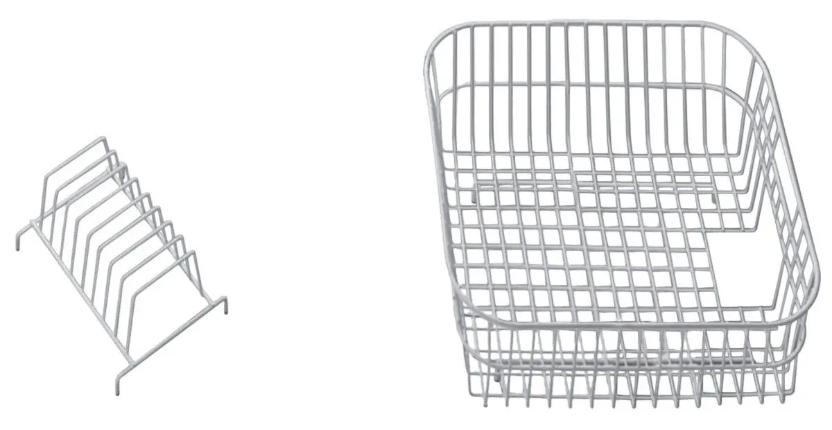 SMEG Crockery Basket with Removable Dish Rack - Hardware