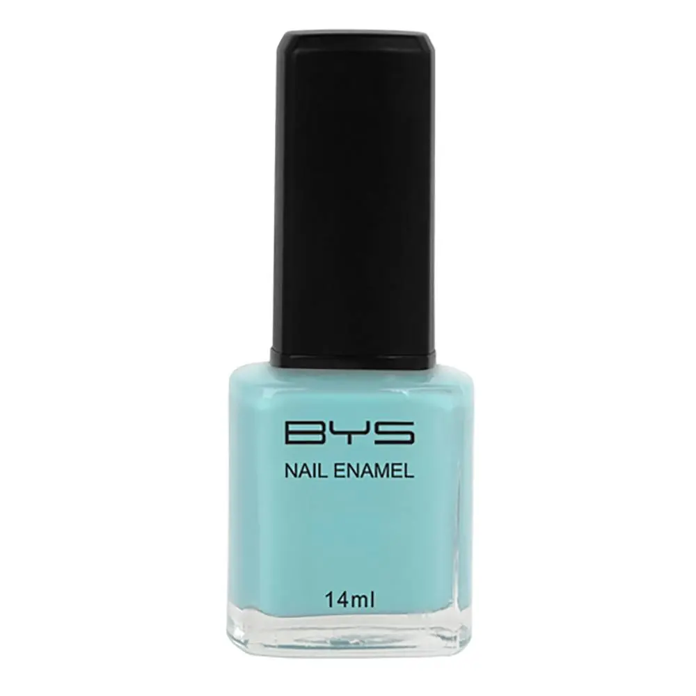 BYS Sky's The Limit Nail Polish Enamel Lacquer Gloss Lasting Quick Dry 14ml Cyan - Beauty