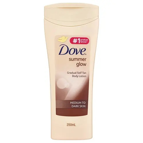 Dove Summerglow Body Lotion Medium To Dark Skin 250ml - Beauty