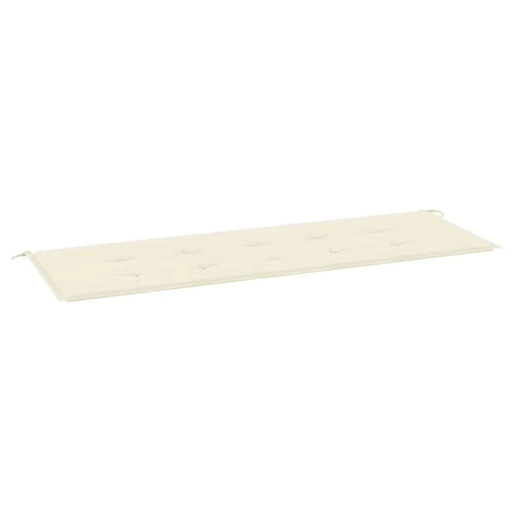 Garden Bench Cushion Cream 150x50x4 cm Oxford Fabric 43199 - Home & Garden
