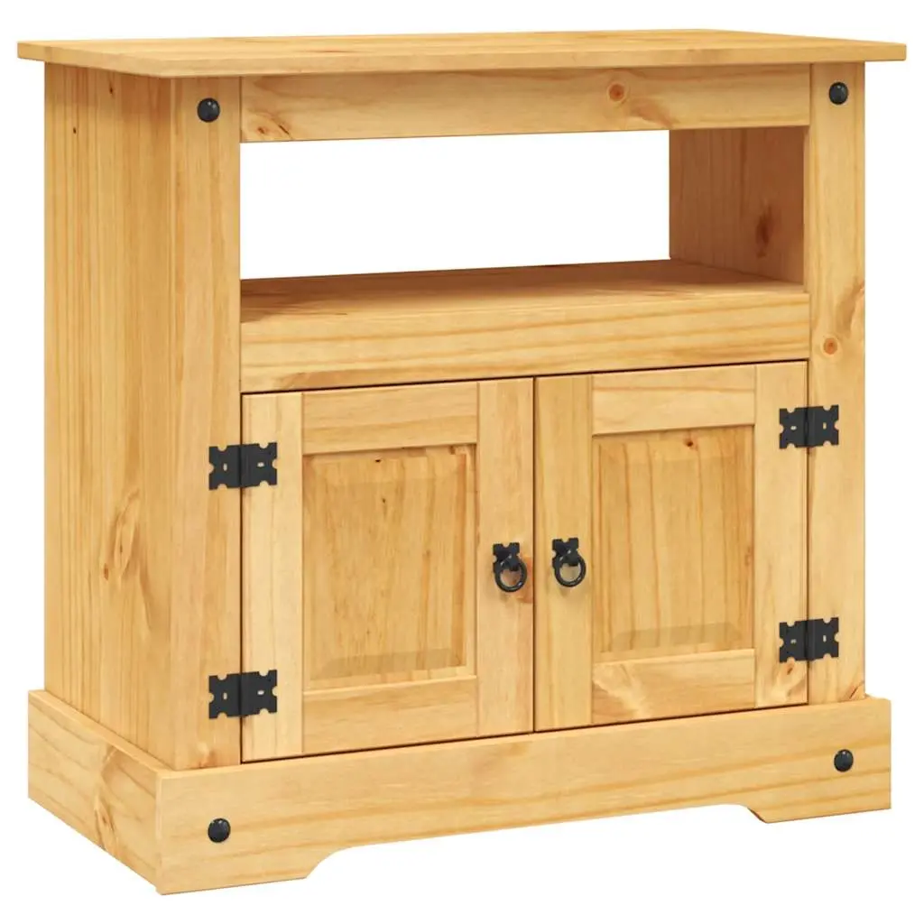TV Cabinet Mexican Pine Corona Range 80x43x78 cm 243746 - Furniture