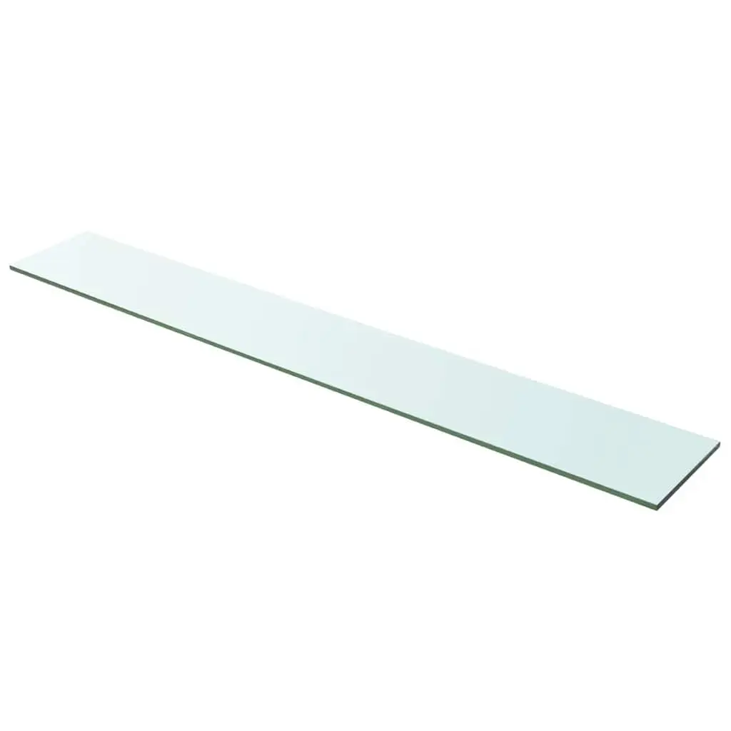 Shelf Panel Glass Clear 100x15 cm 243843 - Furniture