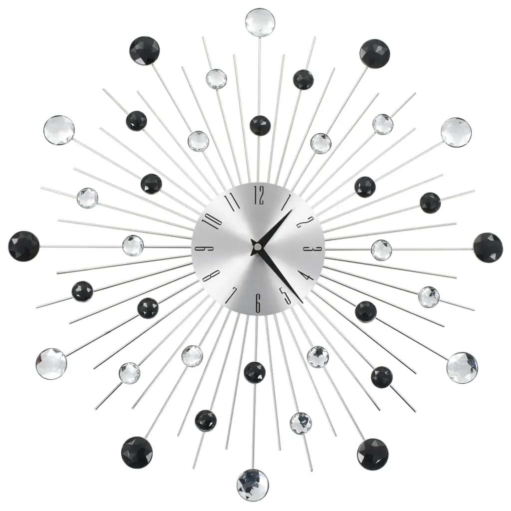 Wall Clock with Quartz Movement Modern Design 50 cm 50641 - Home & Garden