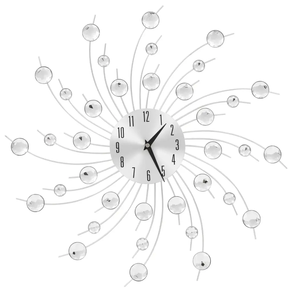 Wall Clock with Quartz Movement Modern Design 50 cm 50643 - Home & Garden