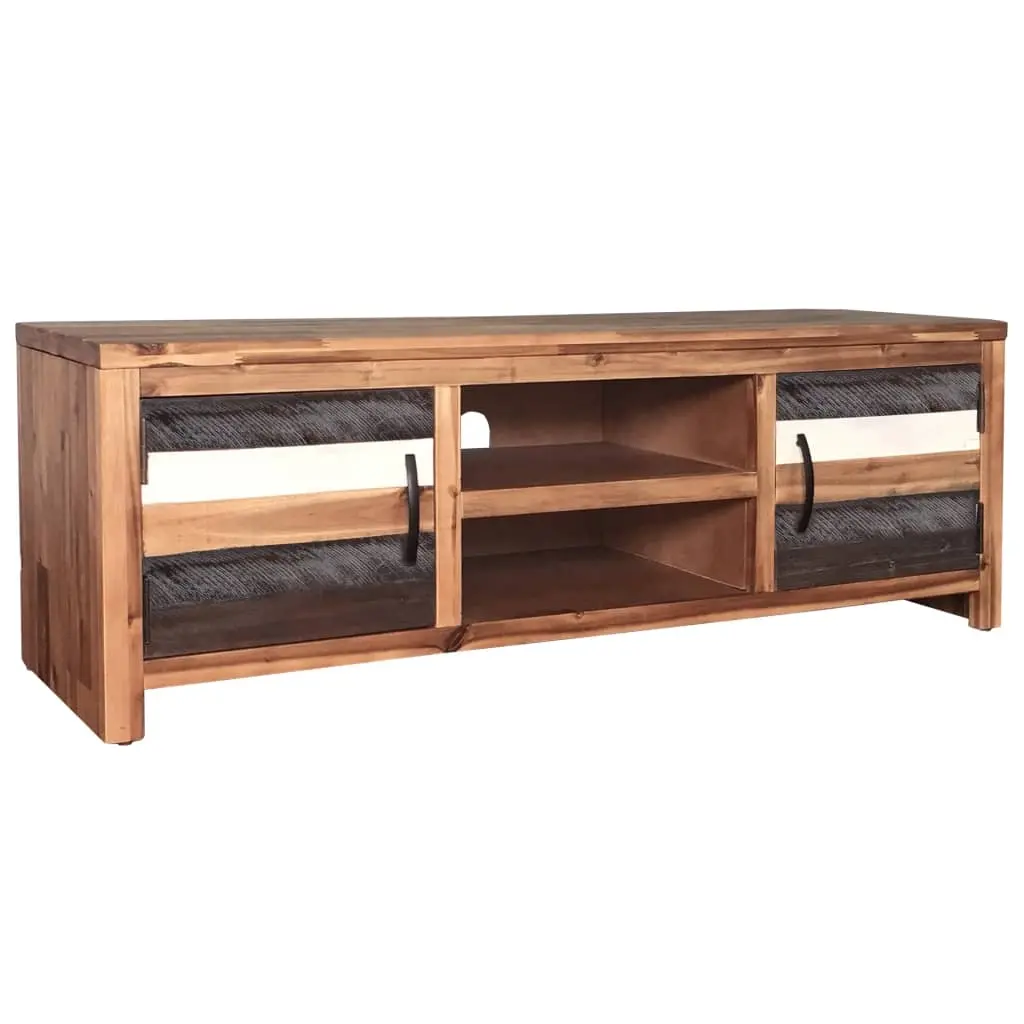 TV Cabinet Solid Acacia Wood 120x35x40 cm 246044 - Furniture