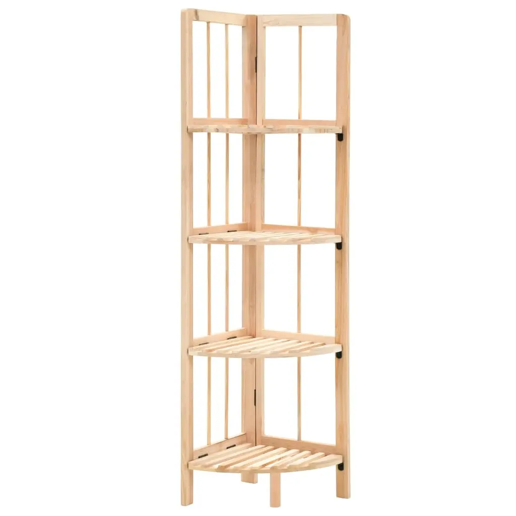 Corner Shelf Cedar Wood 27x27x110 cm 246435 - Furniture