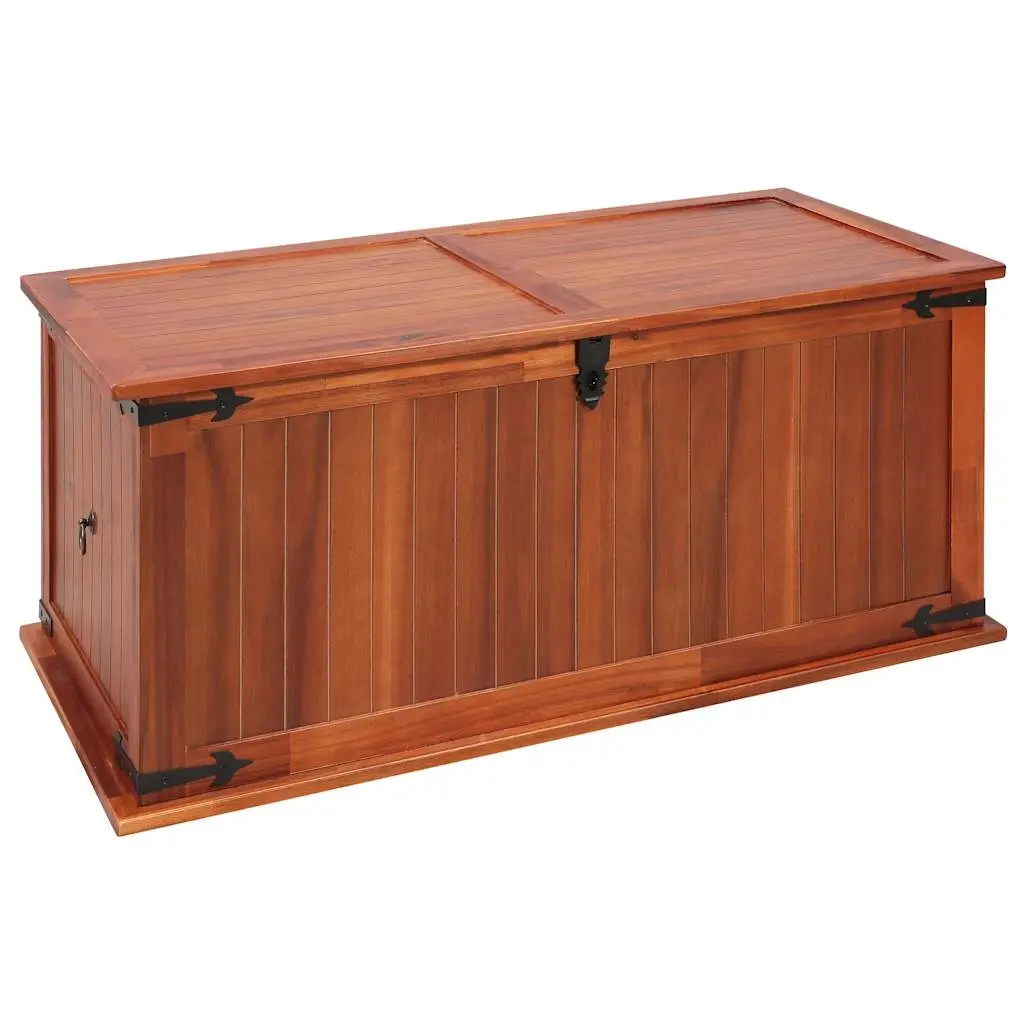 Storage Chest 79x34x32 cm Solid Acacia Wood 247241 - Furniture