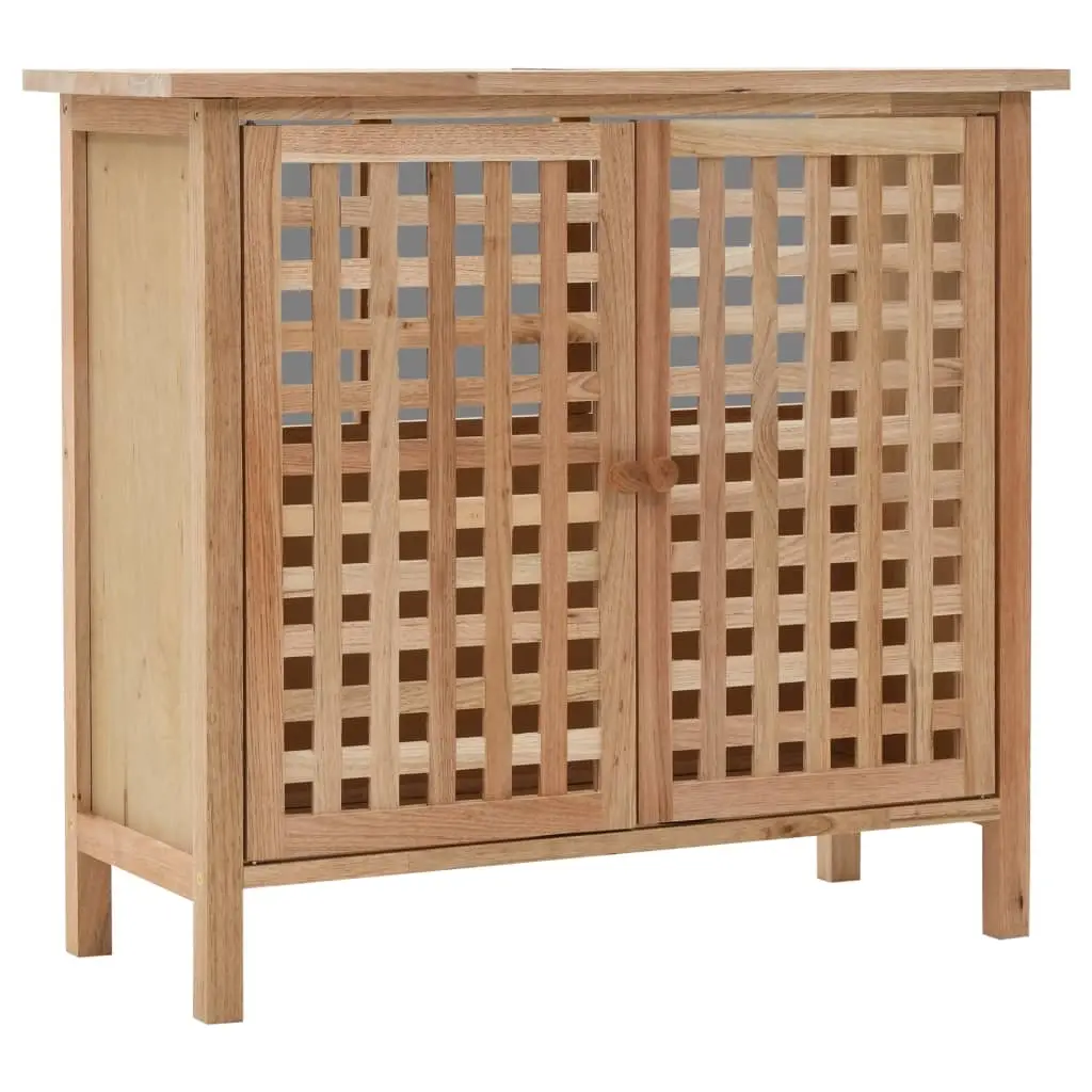 Sink Cabinet Solid Walnut Wood 66x29x61 cm 247097 - Furniture