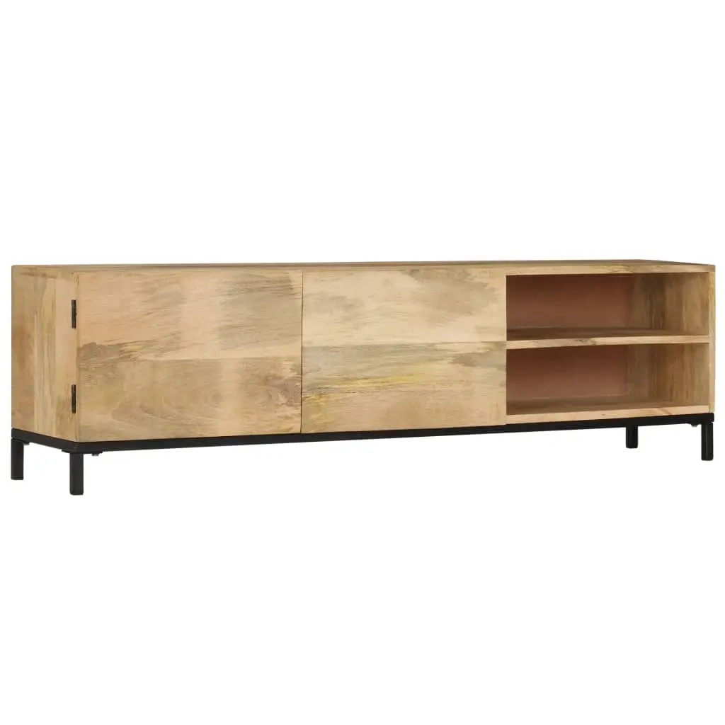 TV Cabinet 145x30x41 cm Solid Mango Wood 247944 - Furniture