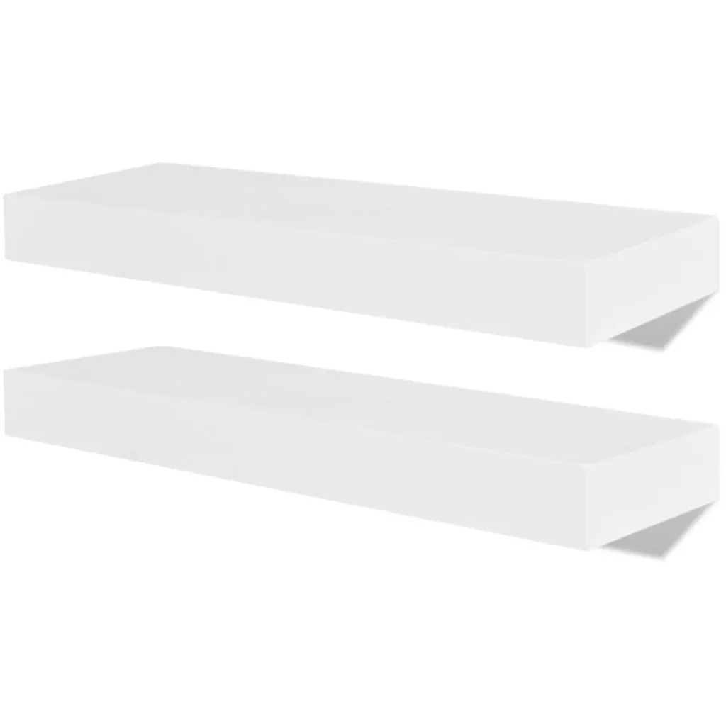 Wall Shelves 4 pcs White 40 cm 275996 - Furniture