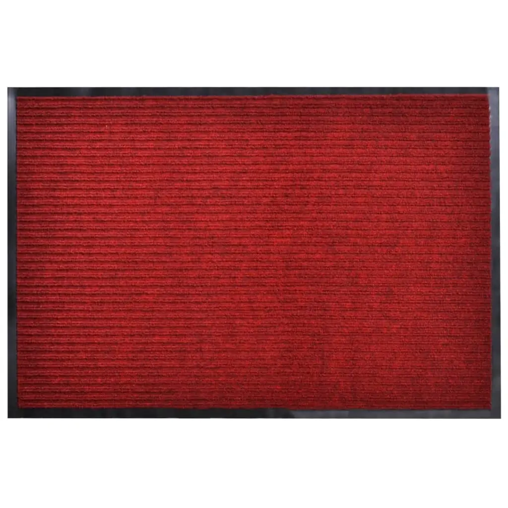 Door Mat Red 90 x 60 cm PVC 241269 - Home & Garden