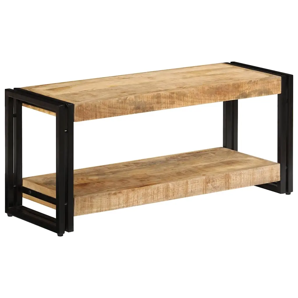 TV Cabinet 90x30x40 cm Solid Mango Wood 247808 - Furniture