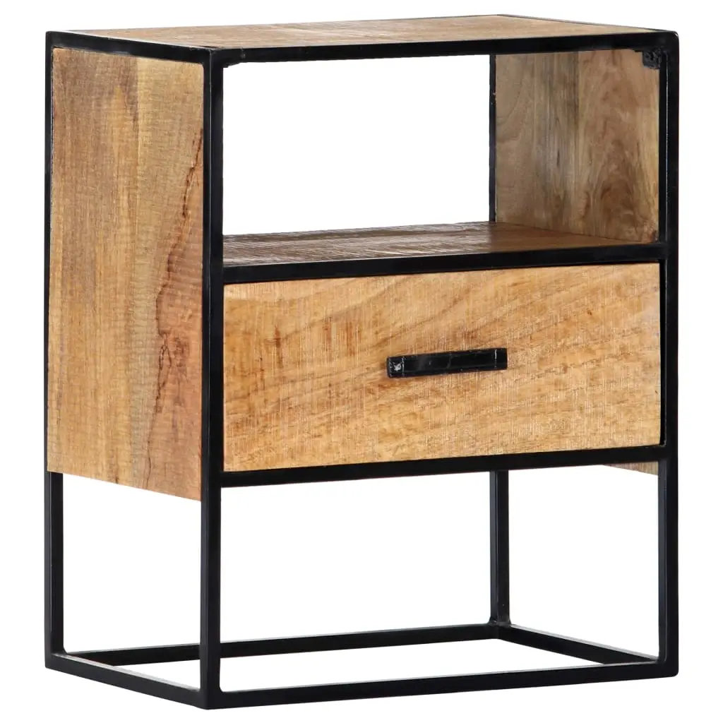 Nightstand 40x30x50 cm Solid Mango Wood 247740 - Furniture