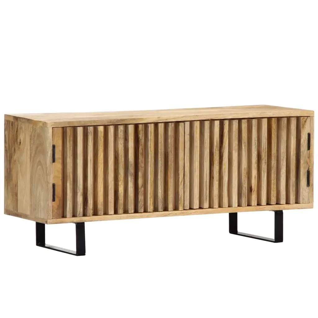 TV Cabinet 90x30x40 cm Solid Mango Wood 247896 - Furniture