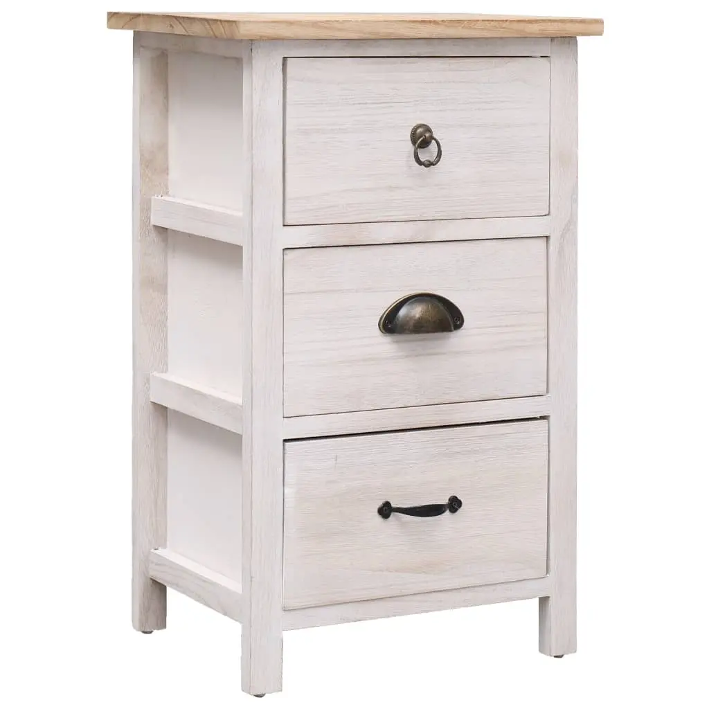 Side Cabinet 35x25x57 cm Paulownia Wood 284076 - Furniture