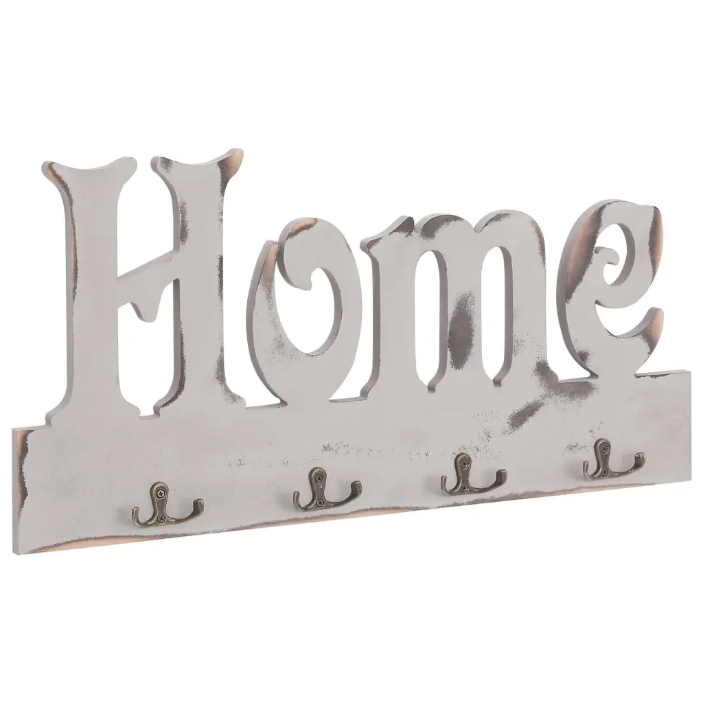 Wall Mounted Coat Rack HOME 50x23 cm 284243 - Home & Garden