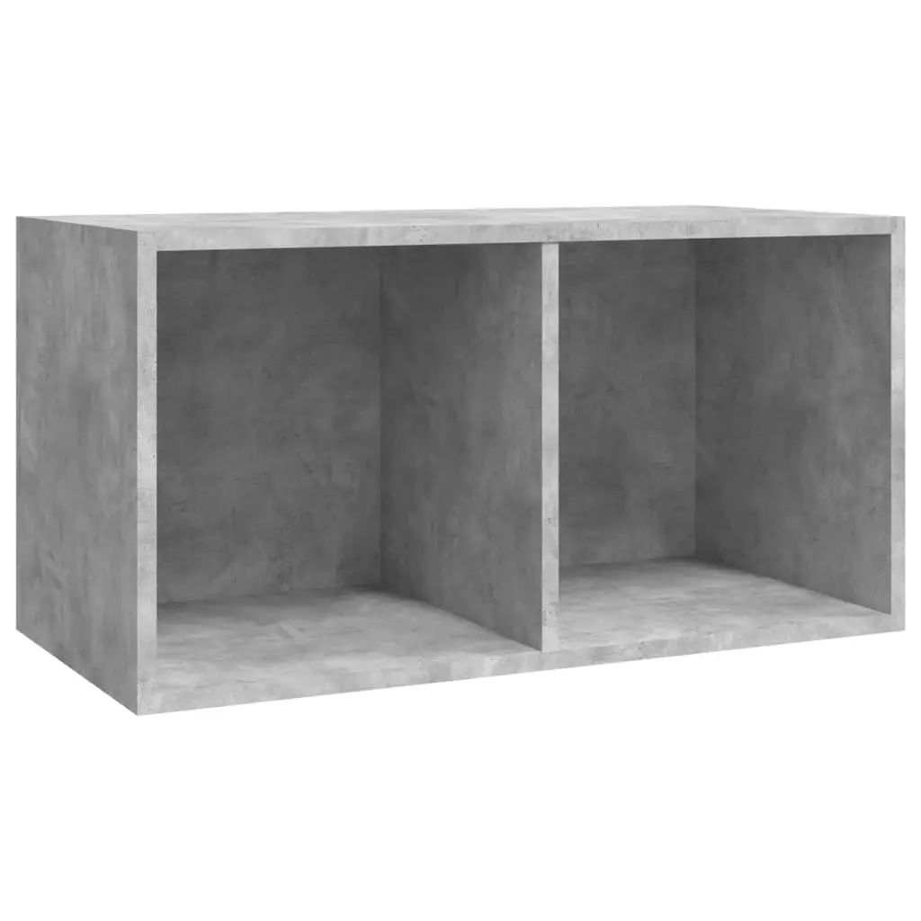 Vinyl Storage Box Concrete Grey 71x34x36 cm Engineered Wood 800121 - Furniture