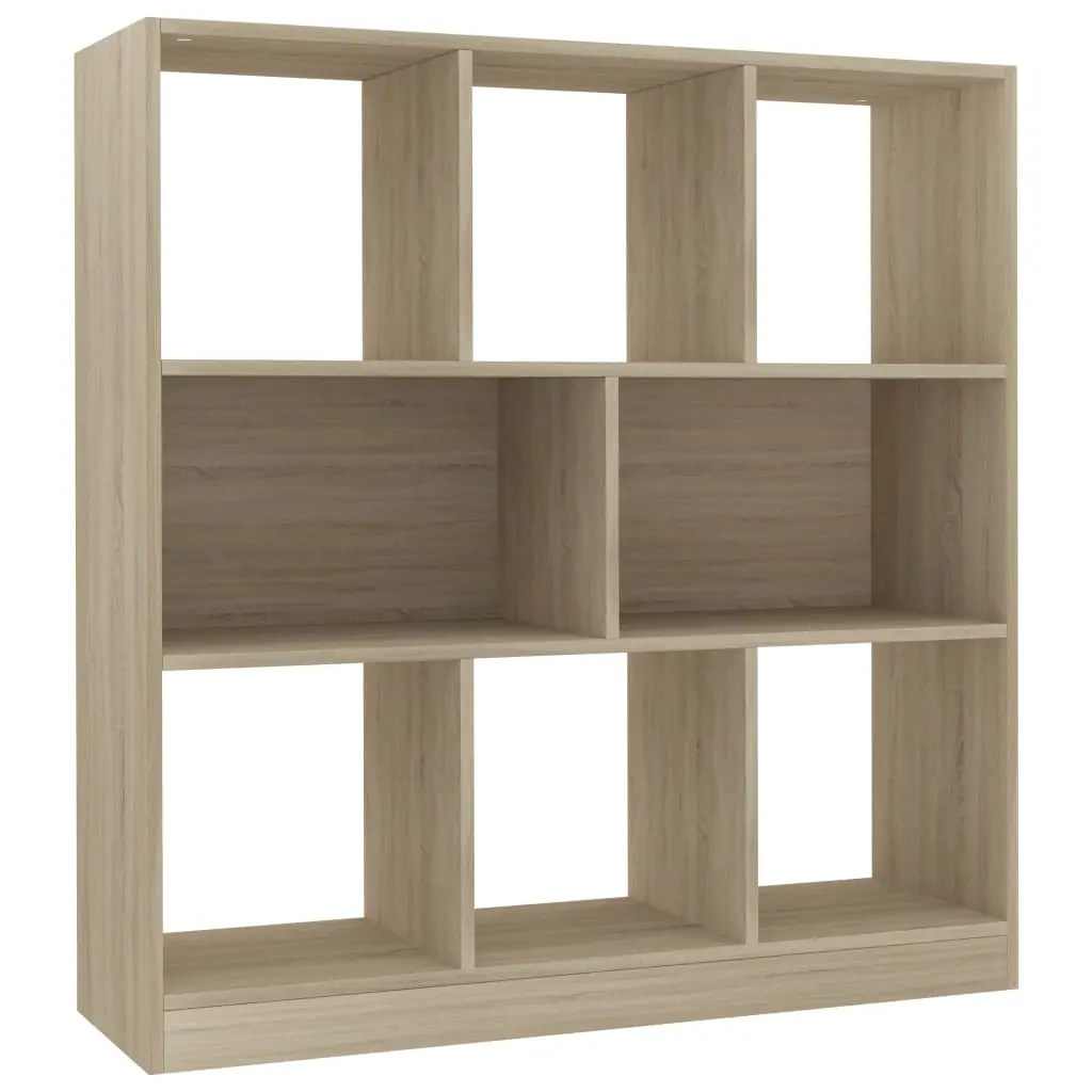 Book Cabinet Sonoma Oak 97.5x29.5x100 cm Engineered Wood 800174 - Furniture