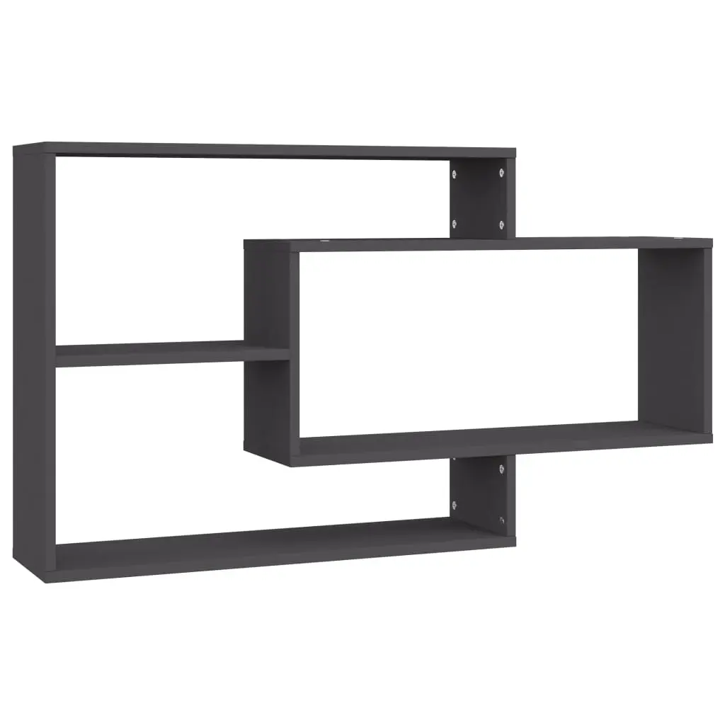 Wall Shelves Grey 104x20x58.5 cm Engineered Wood 800326 - Furniture