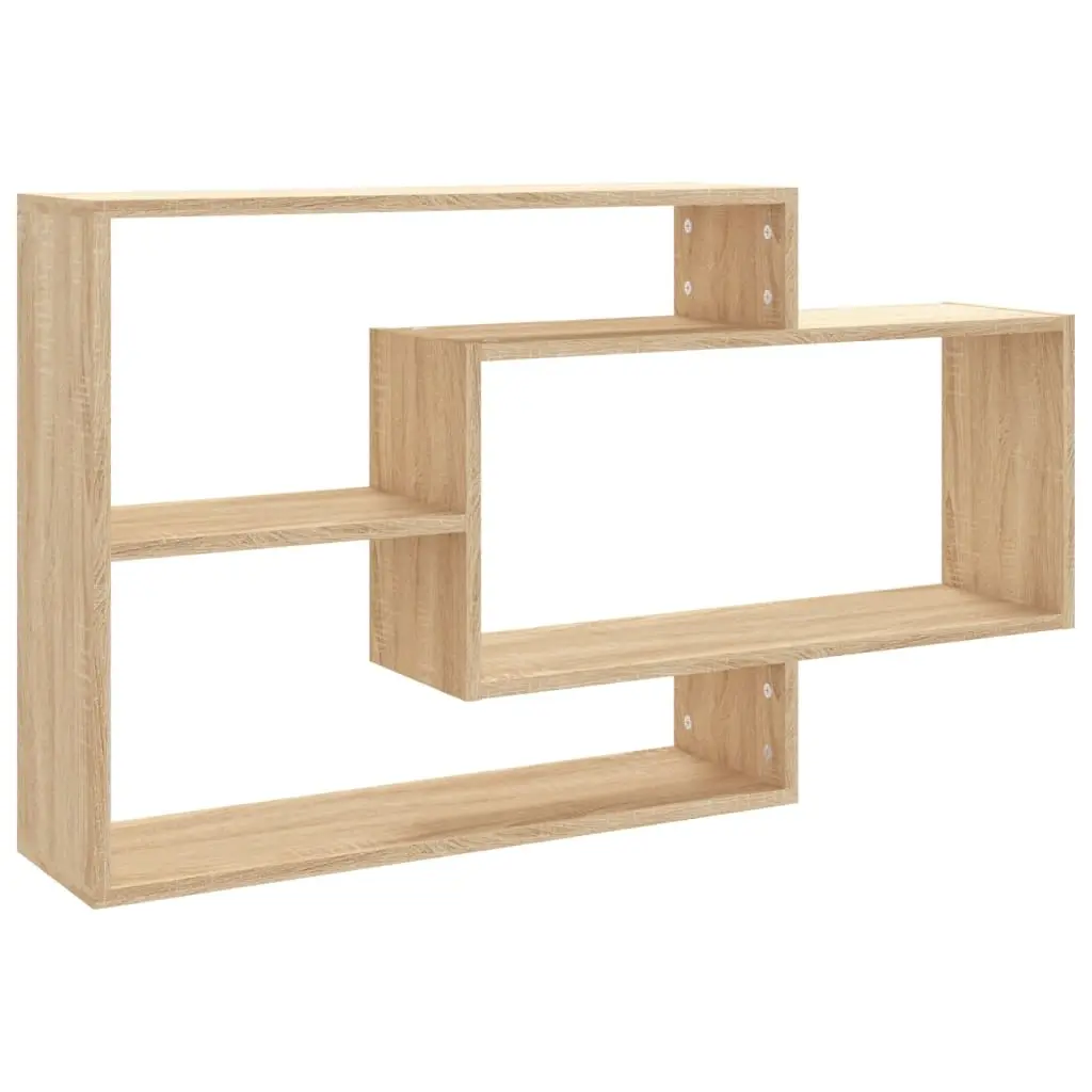 Wall Shelves Sonoma Oak 104x20x58.5 cm Engineered Wood 800327 - Furniture