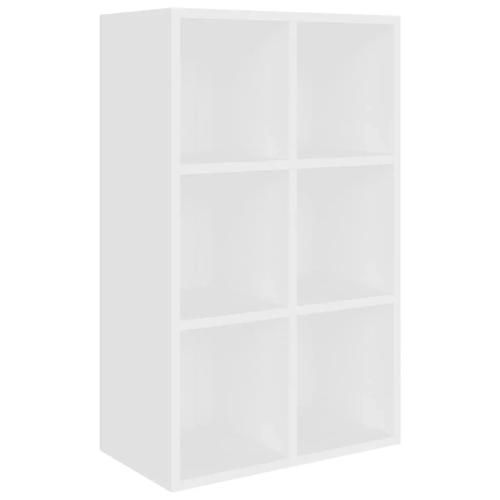 Book Cabinet/Sideboard White 66x30x98 cm Engineered Wood 800342 - Furniture