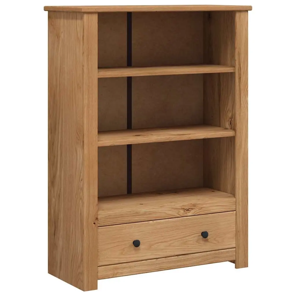 Bookcase 80x35x110 cm Solid Pine Wood Panama Range 282667 - Furniture