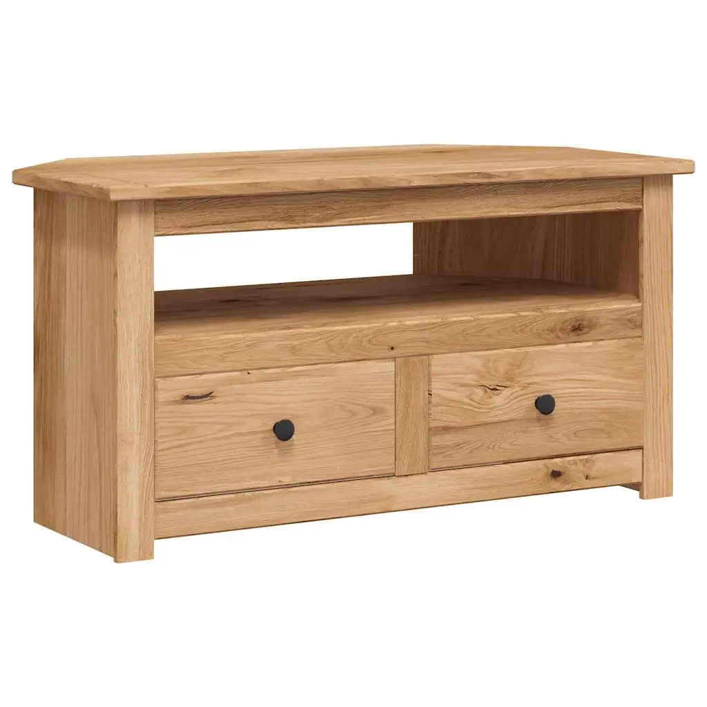 Corner TV Cabinet 93x49x49 cm Solid Pine Panama Range 282685 - Furniture