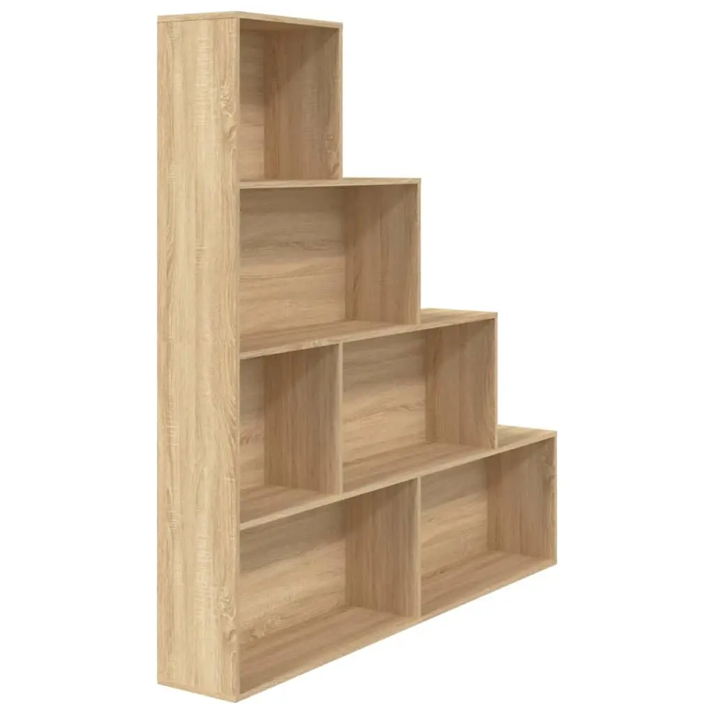 Book Cabinet/Room Divider Sonoma Oak 155x24x160 cm Engineered Wood 800660 - Furniture