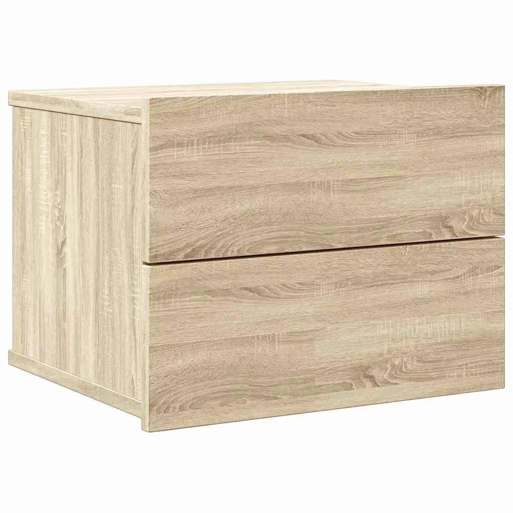 Bedside Cabinet Sonoma Oak 40x30x30 cm Engineered Wood 801059 - Furniture