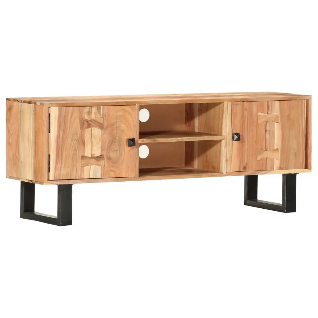 TV Cabinet 118x30x45 cm Solid Acacia Wood 287341 - Furniture