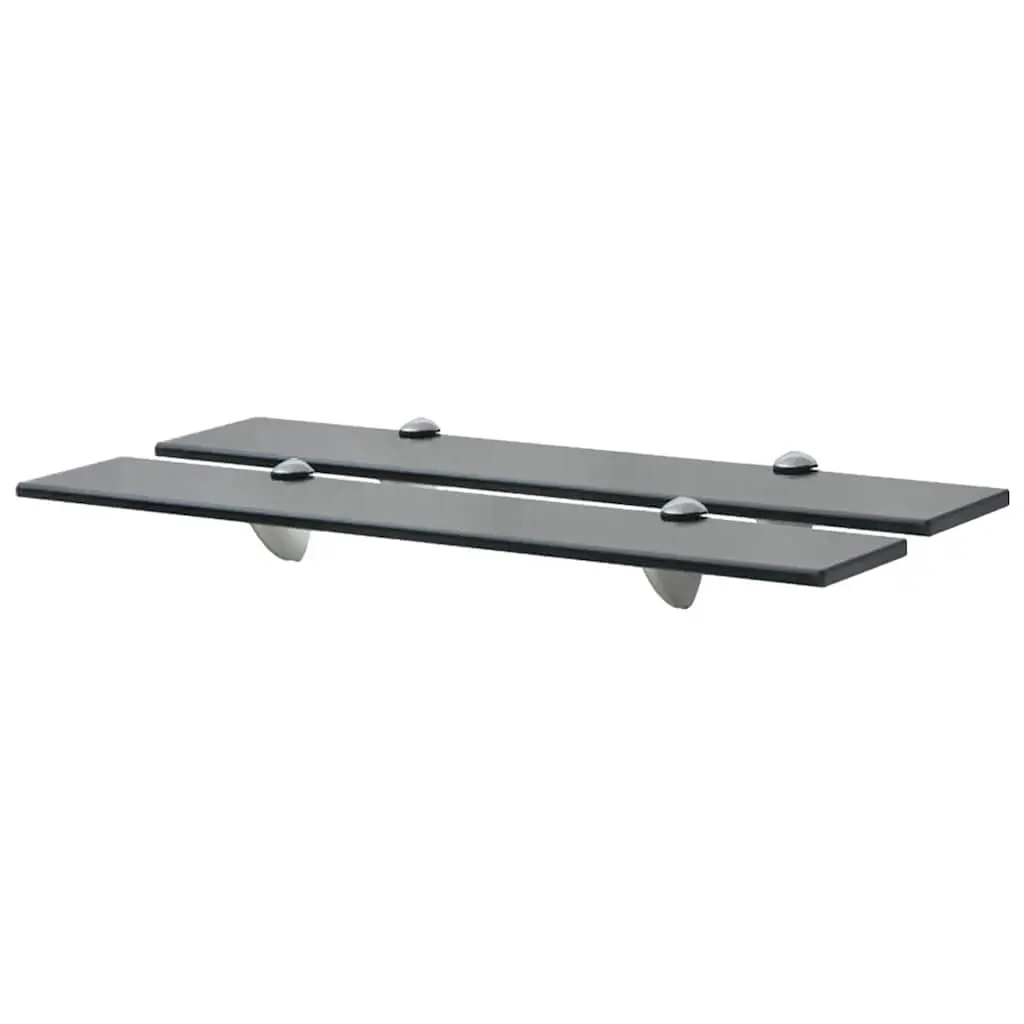 Floating Shelves 2 pcs Glass 60x20 cm 8 mm 3051529 - Furniture