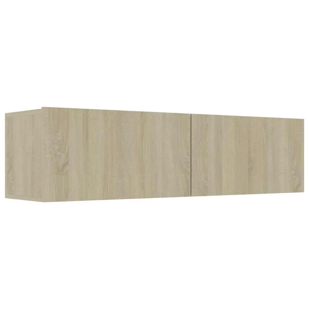 TV Cabinet Sonoma Oak 120x30x30 cm Engineered Wood 801493 - Furniture