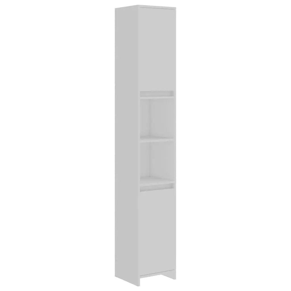 Bathroom Cabinet White 30x30x183.5 cm Engineered Wood 802669 - Furniture