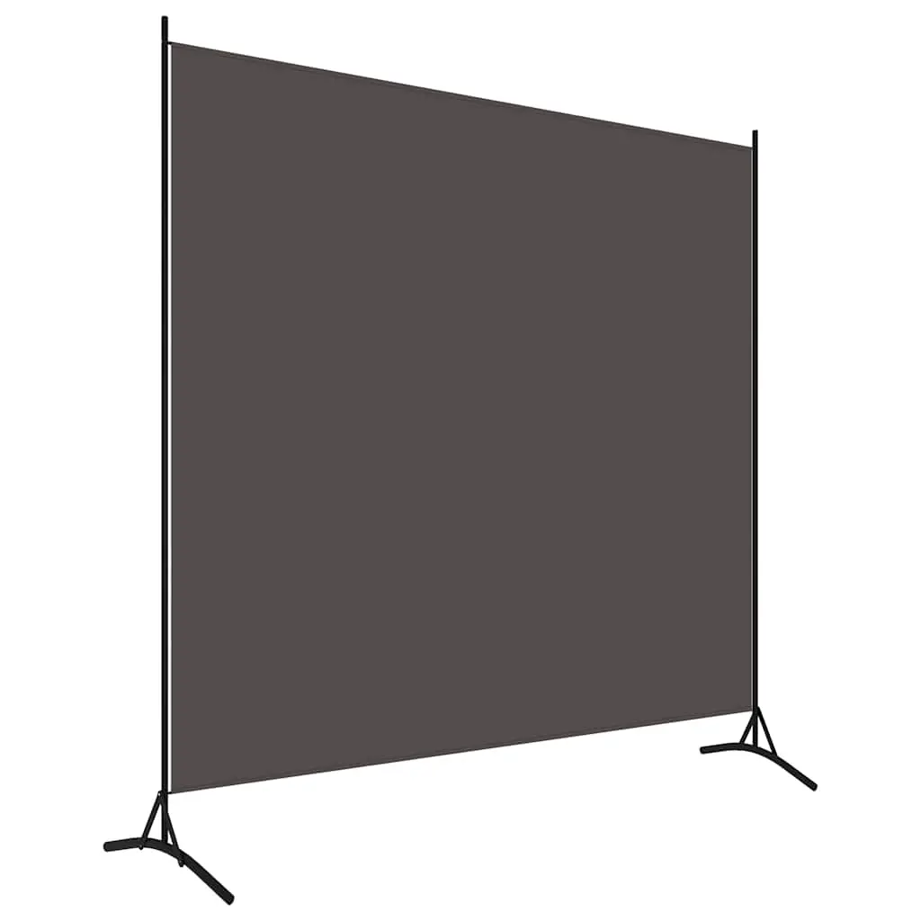 Room Divider Anthracite 175x180 cm Fabric 320737 - Furniture