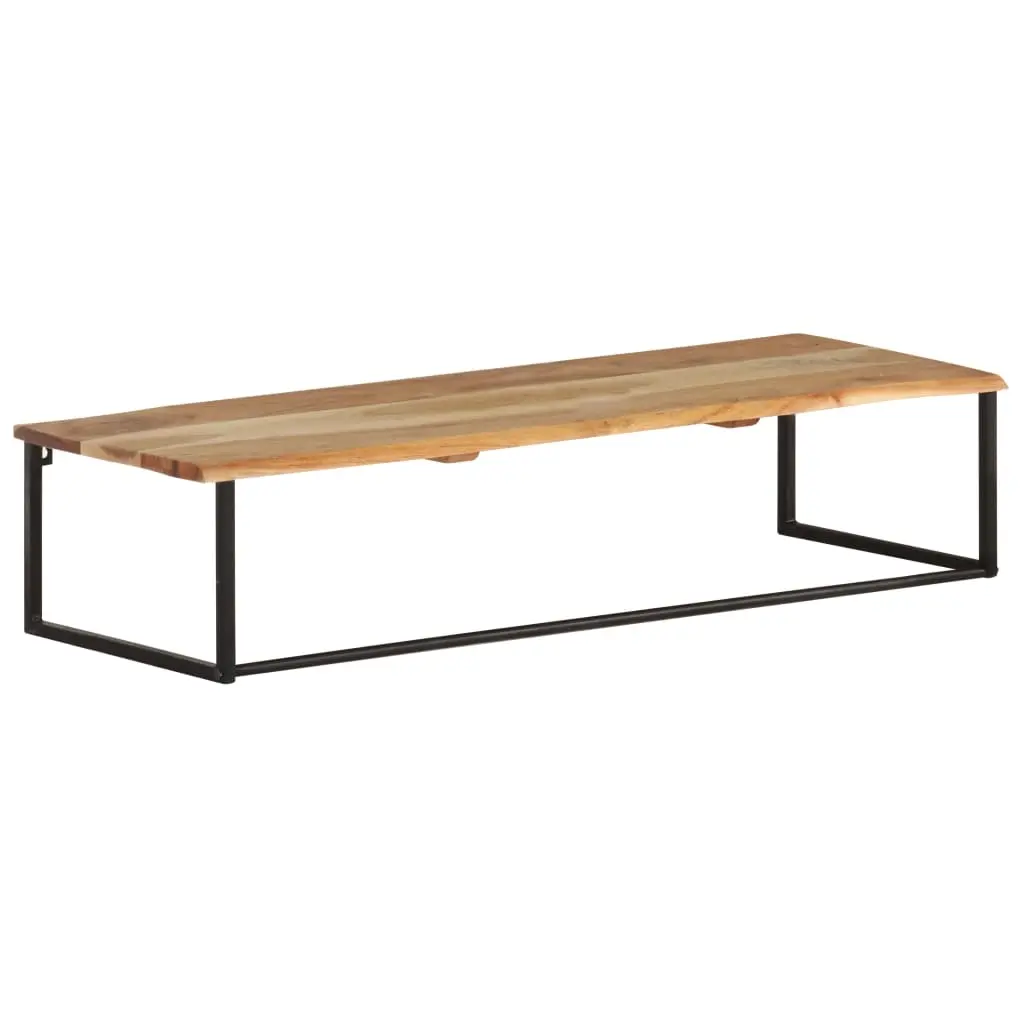 Peg with Live Edge 100x35x22 cm Solid Acacia Wood 320251 - Home & Garden