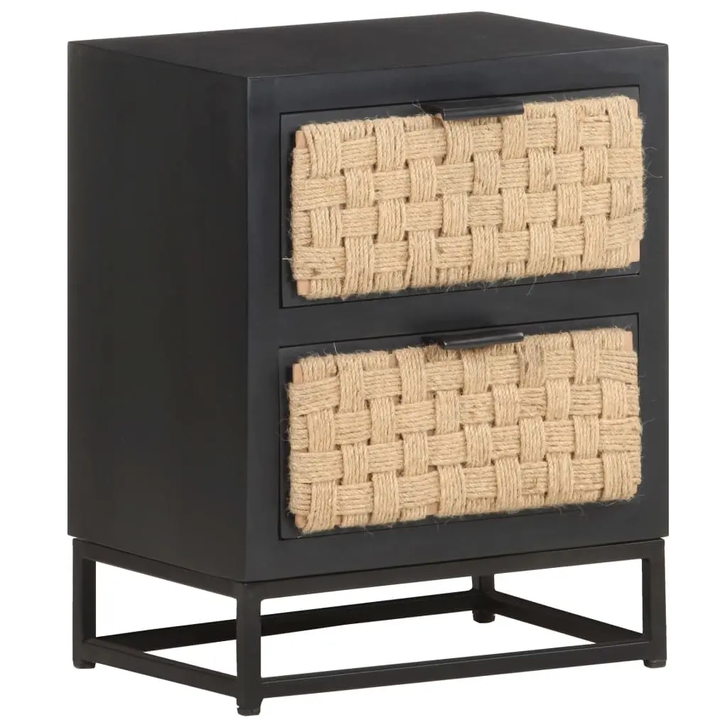 Bedside Cabinet 40x30x50 cm Solid Mango Wood 323494 - Furniture