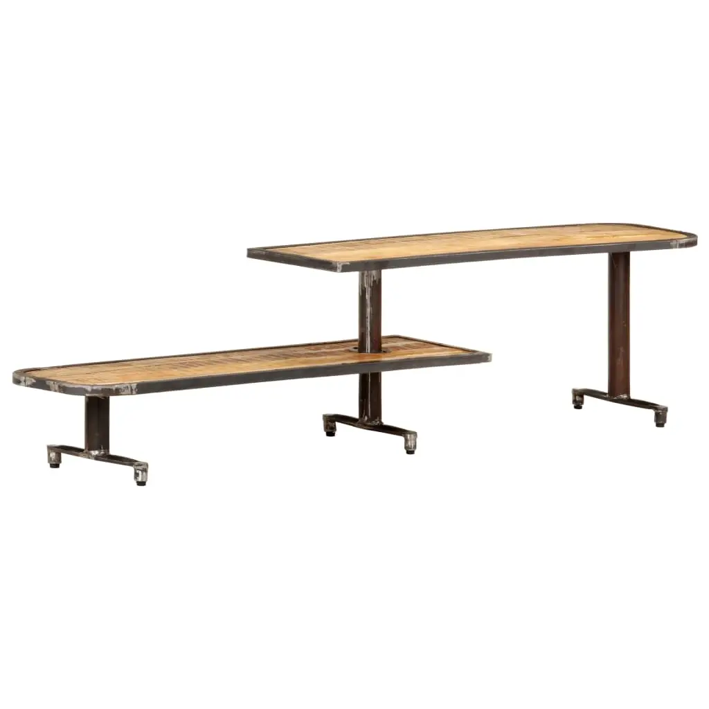 TV Cabinet 160x30x40 cm Solid Mango Wood 321960 - Furniture