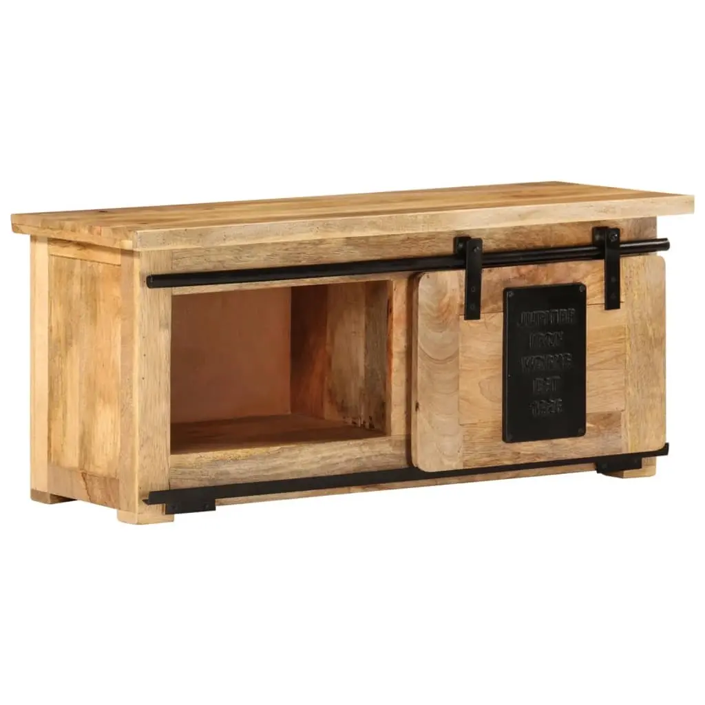 TV Cabinet 90x35x40 cm Solid Wood Mango 321570 - Furniture