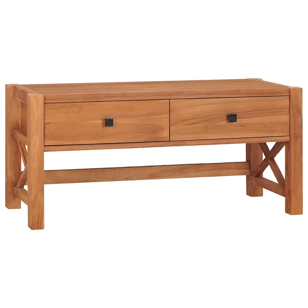 TV Cabinet 100x40x45 cm Teak Wood 325266 - Furniture