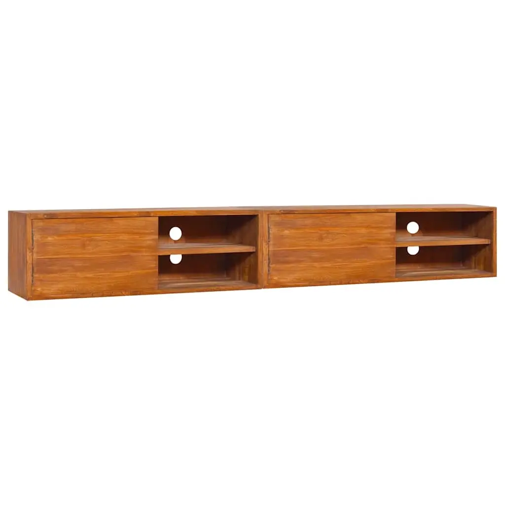 Wall-mounted TV Cabinet 180x30x30 cm Solid Teak Wood 3057505