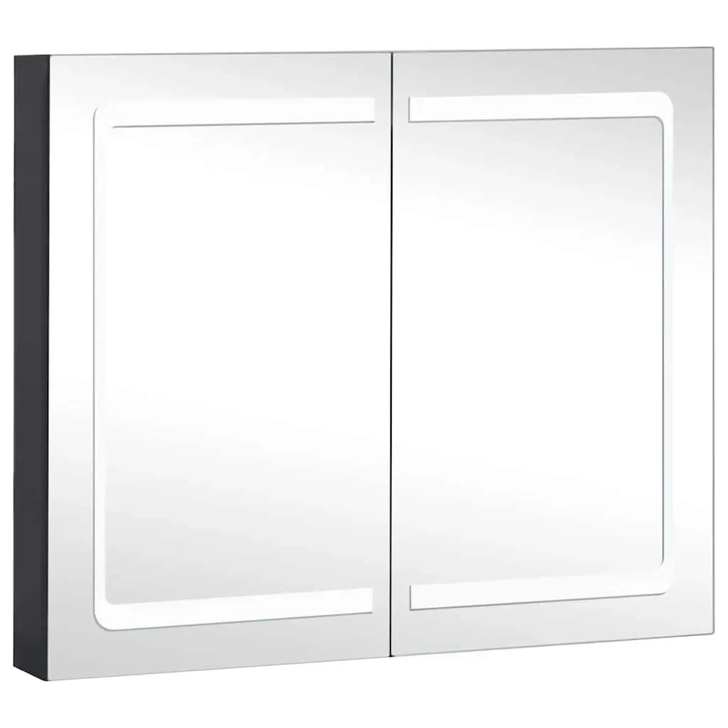 LED Bathroom Mirror Cabinet 80x12.2x68 cm 325545 - Home & Garden