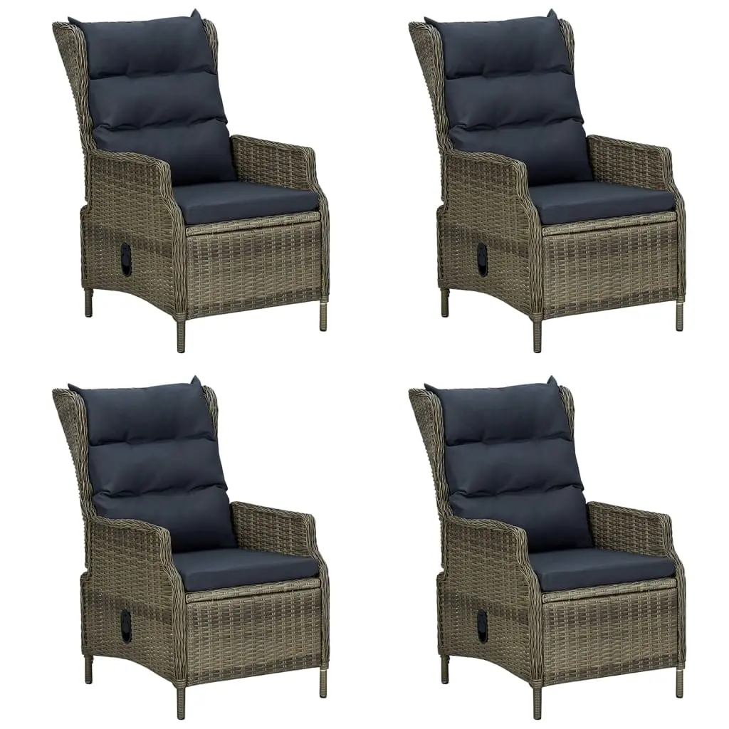 5 Piece Garden Dining Set Brown 3068784 - Furniture