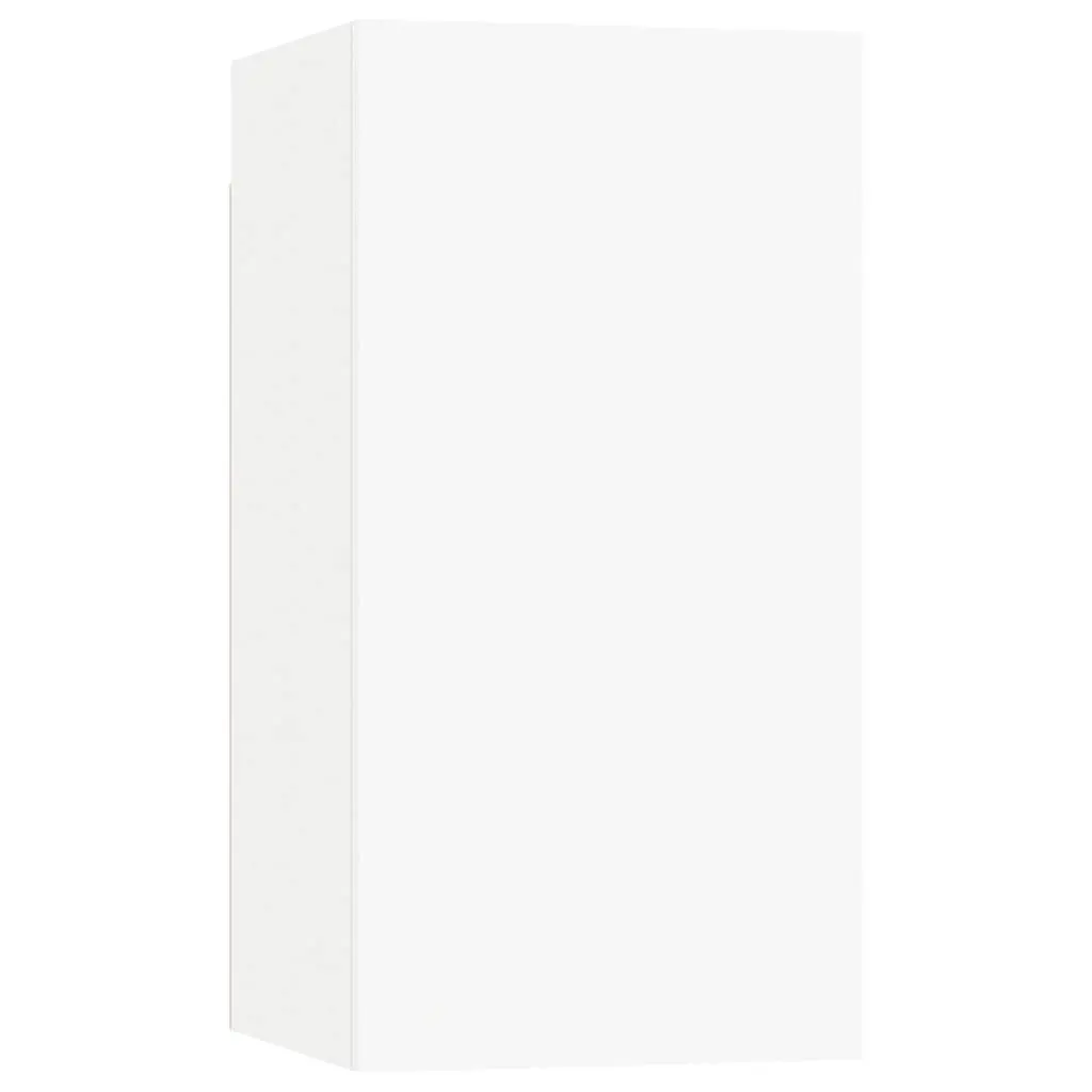 TV Cabinet White 30.5x30x60 cm Engineered Wood 803326 - Furniture