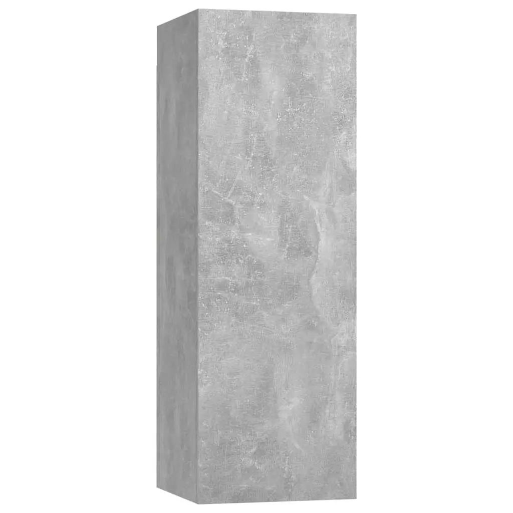 TV Cabinet Concrete Grey 30.5x30x90 cm Engineered Wood 803352 - Furniture